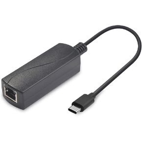 25W Gigabit PoE to USB-C Driver Converter for Phone/Tablet, PoE to Type-C Power Output with Ethernet 2 in 1, 5V/9V/12V/15V/20V Adaptive Output, Plug & Play (GPD2CAT-20V)