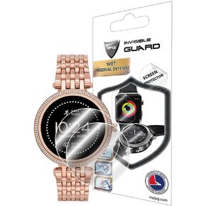 IPG for Michael Kors Women´s Gen 5E (Case Diameter 43mm) Model Number MKT5126 - MKT5127 - MKT5128 - MKT5129 Smartwatch Screen Protector (2 Units) Invisible Ultra HD Clear Film Anti Scratch Guard-Smooth/Self-Healing/Bubble -Free for Gen 5E