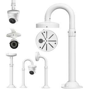 دعامة تثبيت لكاميرا الأمان، حامل كاميرا على شكل قبة، حامل تثبيت على الحائط للكاميرا العالمية/كاميرا IP لكاميرا CCTV الأمنية، نوع U تلسكوبي قابل للتعديل (15.7-23.6 بوصة) in Kuwait