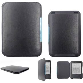 Case for Kindle Keyboard Modle:D00901 6-inch e-Reader Case Kindle 3 Cover Smart Slim Hard Shell Case for Kindle 3 (3rd Generation) Protective Sleeve Magnetic Suction Kindle 3 Case (Black)