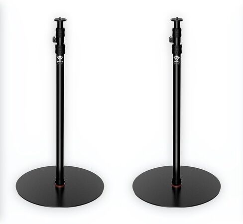 IFOOTAGE 2 Pack Round Base Monopod,15.75"/40cm Diameter,Max.Payload 22lbs/10KG,Aluminium Alloy Stable Structure, Height 30.28"/76.9cm~79.4"/201.6cm,for LED Video Light,2*RB-A400 in Kuwait
