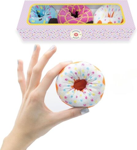 Women's Donut Socks Gift Boxes (6 Pack) - Fun, Colorful, and Super Soft Socks in Kuwait