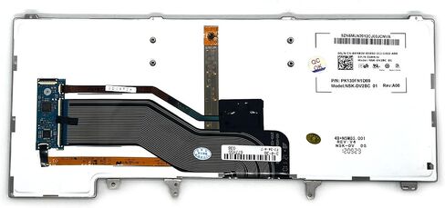 Peidesi لوحة مفاتيح بديلة بتصميم أمريكي مع مؤشر إضاءة خلفية متوافقة مع سلسلة Dell Latitude E5420 E5430 E6220 E6320 E6330 E6420 E6430 E6440 in Kuwait