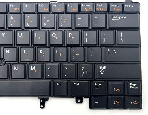 Peidesi لوحة مفاتيح بديلة بتصميم أمريكي مع مؤشر إضاءة خلفية متوافقة مع سلسلة Dell Latitude E5420 E5430 E6220 E6320 E6330 E6420 E6430 E6440 in Kuwait