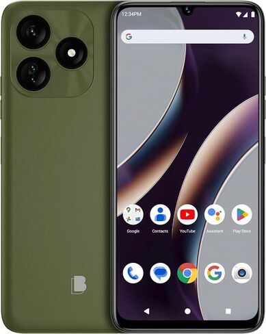 BLU G73L | 2024 | 3-Day Battery | GSM Unlocked | 6.8" HD+ Infinity Display | 64/2GB | Dual 13MP Camera | Green in Kuwait