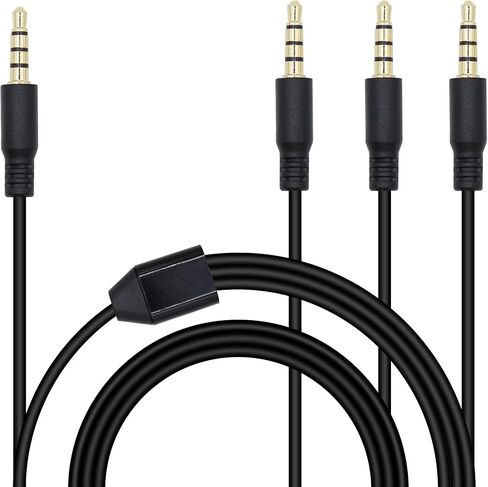 3.5mm Headphone Splitter 1 to 3-Ways 3.5mm (1/8") TRRS 4-Pole Gold Plated Male to 3-Male Stereo Audio Splitter Cable for Headphone and Speakers(2M/78In) in Kuwait