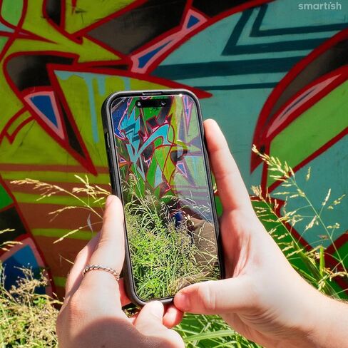 Smartish® واقيات شاشة من الزجاج المقوى مكونة من قطعتين لهاتف iPhone 16 Pro - ورقة Tuff - إطار سهل التثبيت 9H [مقاوم للخدش] صديق للحافظة - جزيرة ديناميكية لهاتف Apple iPhone 16 Pro - عبوة شفافة مكونة من قطعتين in Kuwait