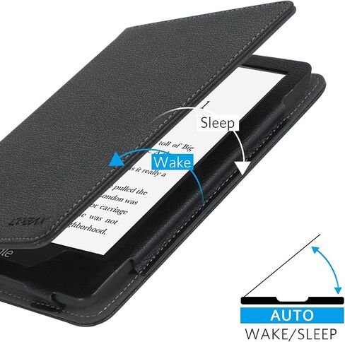 CoBak Case with Stand for Kindle Paperwhite - Durable PU Leather Cover with Auto Sleep Wake, Card Slot, Hand Strap Feature - Fits Kindle Paperwhite 11th Generation 6.8" Signature Edition 2021 Released in Saudi Arabia