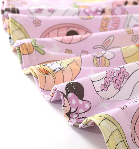 Toddler Girl Easter Bunny Egg Pattern Dress Flutter Sleeve Princess Party Summer Clothes in Saudi Arabia