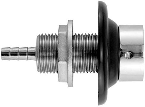 Kegco SHANK2-ASC 2-1/8 بوصة حلمة من الفولاذ المقاوم للصدأ - 3/16 بوصة معرف. تتحمل in Kuwait