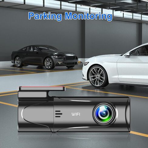 Dash Camera HD1296P Mini Dash Cam for Cars Loop Recording, 125°Wide Angle Car DVR Camera Support 8G-128G,G-Sensor,Easy Install with 32G Card in Saudi Arabia