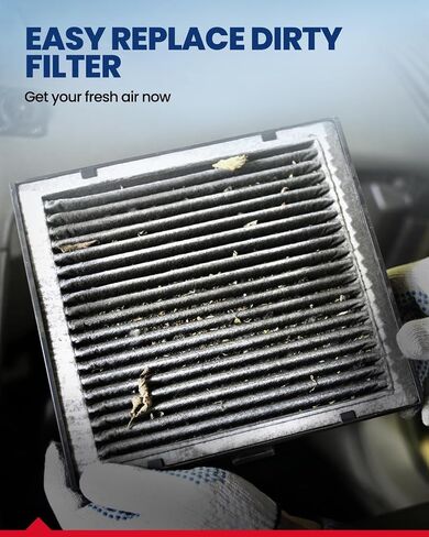 فلتر هواء كابينة KAX، CF10730 بديل لـ Spectra5 2005 2006 2007 2008 2009، Borrego 2009، Spectra 2004 2005 2006 2007 2008 2009، مع فلتر هواء مقصورة الركاب من الكربون المنشط in Saudi Arabia