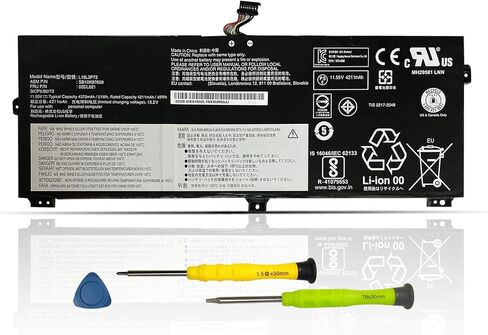 ASODI L18L3P72 SB10K97659 Laptop Battery Compatible with Lenovo ThinkPad X13 Yoga 1st Gen ThinkPad X390 Yoga Series L18M3P72 02DL021 5B10W13927 02DL022 SB10K97660 L19M3P71 02HM886 51Wh in Saudi Arabia
