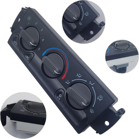 599-217 Climate Control Module, Heater A/C Control Panel Switch for 1996-2020 Chevrolet Express 1500 2500 3500, Chevy C4500 C5500 C6500,1996-2020 GMC Savana, OE # 599-217, 15073274 in Kuwait