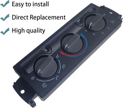 599-217 Climate Control Module, Heater A/C Control Panel Switch for 1996-2020 Chevrolet Express 1500 2500 3500, Chevy C4500 C5500 C6500,1996-2020 GMC Savana, OE # 599-217, 15073274 in Kuwait