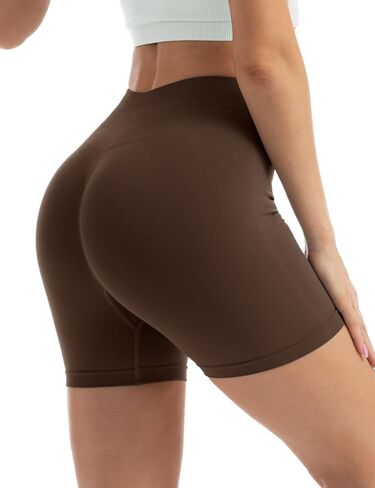 Women's Scrunch Butt Gym Shorts High Waist Workout Booty Shorts in Kuwait