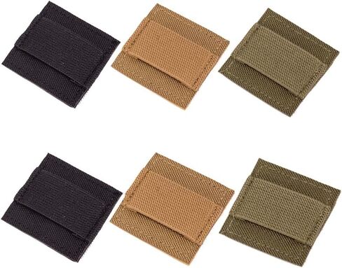 Tactical Headphone Cable Storage Board Fastening Cable Ties Strap for Helmet Headset Walkie-Talkie Wire Hook and Loop Sticker （4 Packs Camu） in Saudi Arabia