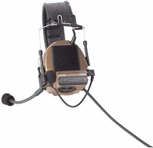 Tactical Headphone Cable Storage Board Fastening Cable Ties Strap for Helmet Headset Walkie-Talkie Wire Hook and Loop Sticker （4 Packs Camu） in Saudi Arabia