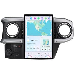 راديو سيارة Cidava 13 بوصة لسيارة Toyota Tacoma 2016-2023، استبدال وحدة رأس ستيريو Android 11 على شكل T مع CarPlay اللاسلكي/Android Auto، تمهيد سريع، DSP & EQ مطور، 4G LTE، 8+128 جيجابايت