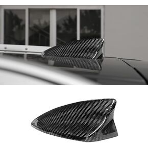 Compatible with Antenna Cover Shark Fin Trim Hood Carbon Fiber Automotive Roof Aerials for Camaro 2016-2022 Cadillac XT4 2018-2022 XT5 2016-2019 (Black)