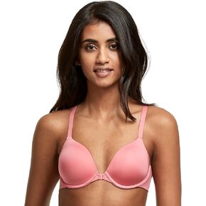 Maidenform Women's One Fab Fit Underwire, Demi T-Shirt, Convertible Bra (Retired Colors), Greyish Purple, 40C