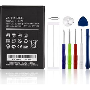 Replacement Battery C775444200L Compatible with BLU C5L MAX C0170 with Tools