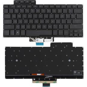 Replacement Laptop Backlit Keyboard for ASUS ROG Zephyrus G14 GA401 GA401Q GA401U GA401M GA401I GA401IV GA401QM GA401QH GA401QC with Backlight US Layout