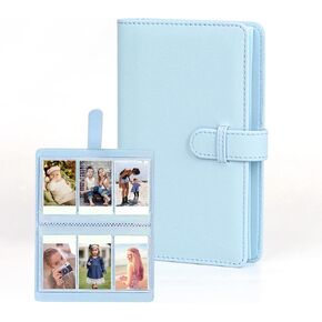 Easy Hood 108 Pockets Photo Album, Mini Photo Album for 3-Inch Film, Photo Holder Book for Fujifilm Instax Mini 12/EVO/11/40/90/99 Instant Camera & Mini Link 2 Printer - White
