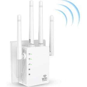 موسع واي فاي، معزز إشارة موسع واي فاي، معزز واي فاي، يغطي ما يصل إلى 12880 قدم مربع و105 جهاز، مكرر لاسلكي ثنائي النطاق، مكرر واي فاي، مقوي إشارة موسعات واي فاي للمنزل in Kuwait