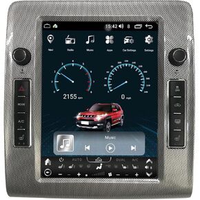 Car Radio Stereo for Dodge Challenger 2008-2014 Radio Replacement Android Auto Car Play GPS Navigation Vertical Screen Tesla Style with DSP in Dash Headunit Multimedia Player Car Radio Audio