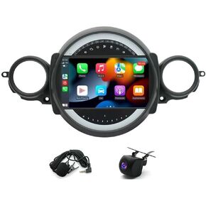 [2+32G] Android 13 Car Radio Stereo for Mi-ni Coo-per R56 2007-2014 Carplay and Android Auto - 9 inch Touch Screen Android Car Stereo WiFi GPS Navigation Steering Wheel Control + Backup Camera