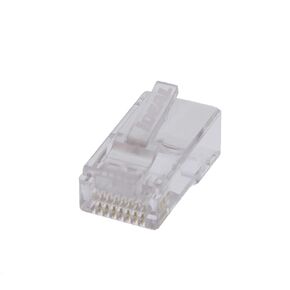 IDEAL Industries, Inc. 85-362 8P8C Single Piece Modular Plug Connector, RJ-45 Connector for CAT6, Twisted Pair 250 MHz Cables, 50 Connectors