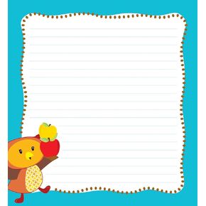 Carson Dellosa Owl Notepad—Writing Tablet With Colorful Note Paper for To-Do Lists, Important Notes, Reminders, Checklists, Drawing Sketch Pad (50 Sheets)