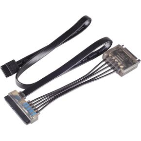 SilverStone Technology Silverstone Power + SATA Data Connector to Combined SATA 22 Pin Power & Data Sata Connector CP13 Components Other