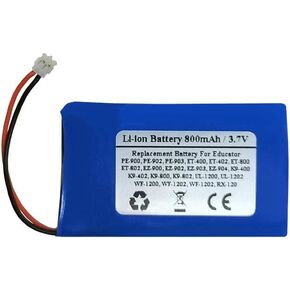 800mAh Battery for Educator PE-900,ET-400,ET-402,ET-800,ET-802,PE-900,EZ-900, EZ-902, EZ-903, EZ-904, K9-400, K9-402, K9-800, K9-802, PE-900, PE-902, PE-903,UL-1200,UL-1202,WF-1200,WF-1202