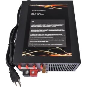 100 Amp 12V RV Power Converter with Built-in 4 Stage Smart Battery Charger 110Vac to 12Vdc Reverse Polarity Overload Thermal Protection # PM3-100LK