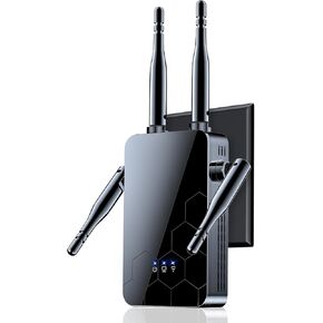 New WiFi Extender Internet Booster, 13000 Sq.ft Long Range Repeater Wireless Routers Amplifier