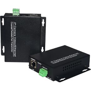 IP Ethernet Extenders Over Twisted Pair Telephone Wires Phone Lines up to 1Km for HD Network IP Camera, 1 Pair