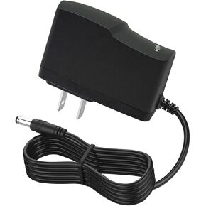 DC 6V 1A Power Supply Adapter 100-240V AC to DC 6 Volt Power Supply Transformer Output 6W with 5.5 x 2.5mm/2.1mm Plug Size for Little Sewing Machine Doorbell AlarmShaver etc