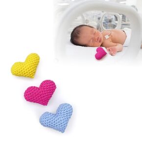 3 Pack Scent Bonding Hearts NICU Bonding Hearts for Infant Preemie and Parent Bonding NICU Gifts