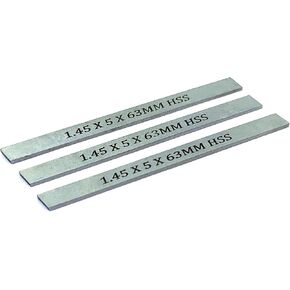 Set of 3 HSS Spare Parting Blades for Mini Cut Off Tool Holders 6,8, 10 mm Shank Sizes