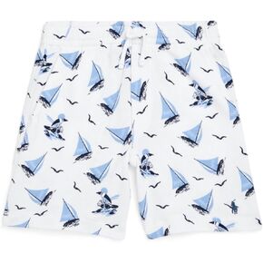 سروال سباحة Ralph Lauren Baby Boy's Traveller Polo Bear للإبحار، أبيض/أزرق، 18-24 شهرًا in Kuwait