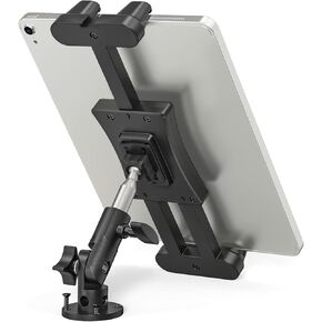 Tablet Car Mount, Tablet Wall Mount for Kitchen, Heavy Duty Tablet Truck Holder, 360-degree Rotable Arm Tablet Stand for Vehicle Dashboard Under Cabient iPad Pro/Air/Mini 4.7-12.9" Tablets Smartphones