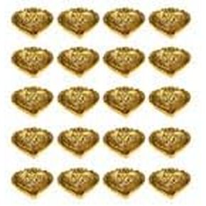 Wonder Care | Metal Gold Lamp Oil Lamps for Indoor Use Diya Lamp for Pooja Indian Decor | Decor for Christmas | Inside Christmas Decorations | Housewarming Gift | Diwali Christmas Decor (Diya-20pc)