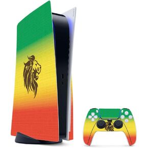 MightySkins Gaming Skin for PS5 / Playstation 5 Bundle - Yeah Mon | Protective Viny wrap | Easy to Apply and Change Style | Made in The USA