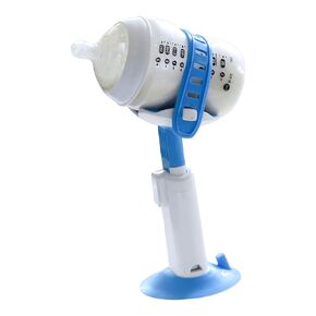 Baby Bottle Holder | Hands-Free Feeding That Improves Hand Eye Coordination, and Motor Skills | Keep Bottles Secure & Off The Floor | Color: Blue