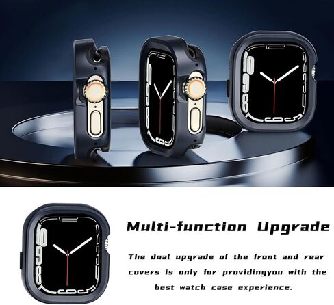 Apple Watch Ultra 2/Ultra Case 49mm, Military Grade Protection, Aluminum Alloy Case Apple Watch Accessories, with TPU Watch Back Cover Titanium for Apple Watch Ultra 49mm Case in Saudi Arabia