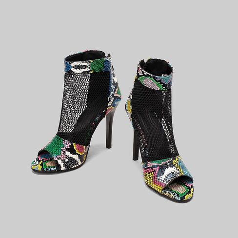 ForeMode Strappy Peep Toe Heeled Sandals for Women - Elegant and Comfortable Dress Shoes for Evening Party and Ballroom Dancing in Saudi Arabia
