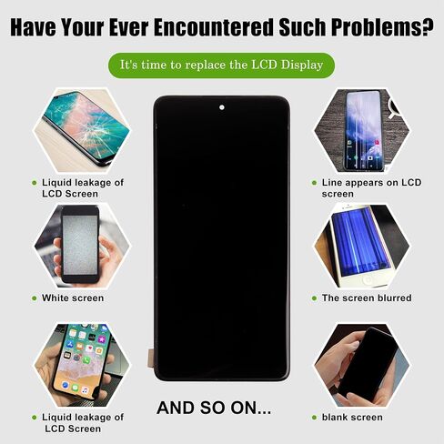 استبدال شاشة LCD متوافق مع Xiaomi Redmi Note 10 Pro (أسود مع إطار مجموعة محول رقمي لشاشة اللمس مع أدوات الإصلاح in Saudi Arabia