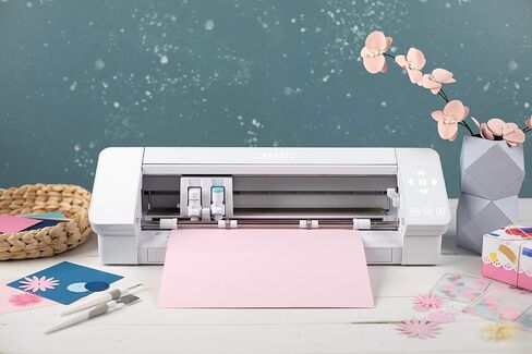 Silhouette America Silhouette Cameo 4 مع بلوتوث، وبساط قطع 12 × 12، وAutoblade 2، و100 تصميم وبرنامج Silhouette Studio - الإصدار الوردي (متجدد) in Saudi Arabia